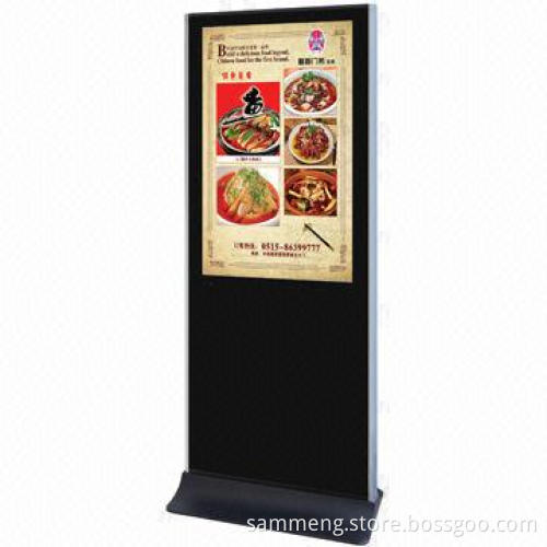 32-inch simple operation floor standing advertising LCD player display with HD 1,920 x 1,080p